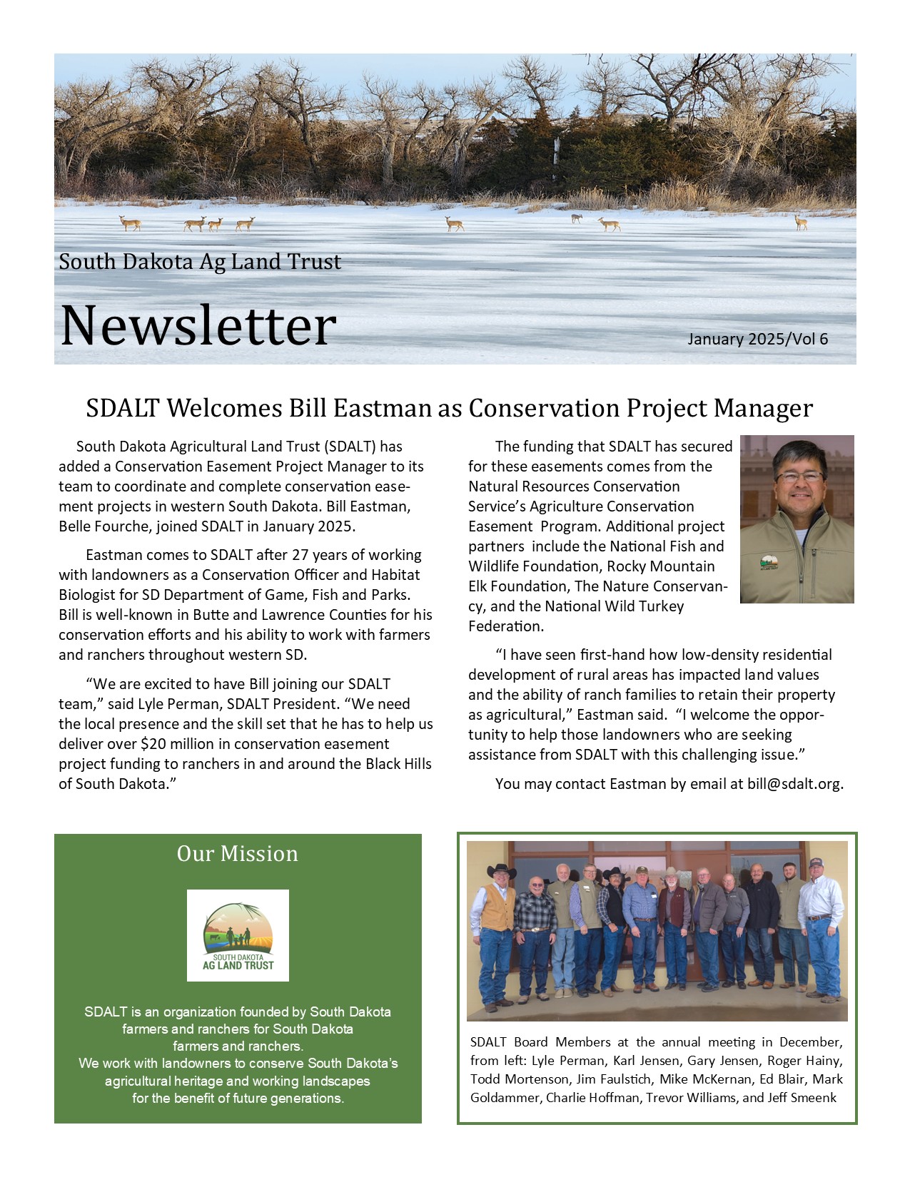 SDALT January 2025 newsletter January 2025 Newsletter
